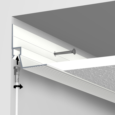 ceiling strip montage