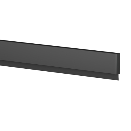 ARTITEQ INFO RAIL ZWART STRUCTUUR 200 CM INCL. MONTAGESET