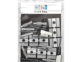 montageset click rail alu 300 cm