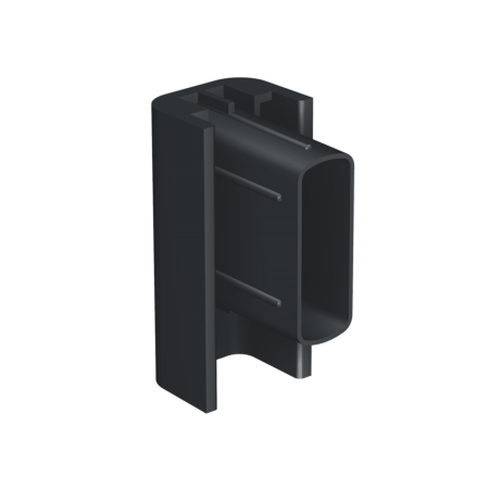 ARTITEQ MONTAGESET CLICK RAIL ZWART STRUCTUUR 200 CM