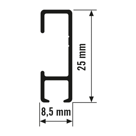 LIJNTEKENING CLICK RAIL