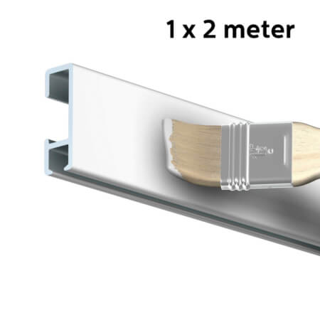 95621 ARTITEQ CLICK RAIL WIT 2M RAL9010