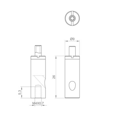 Artiteq Staaldraadhaak Zelfklemmend 1,2 MM STD01BL Zwart