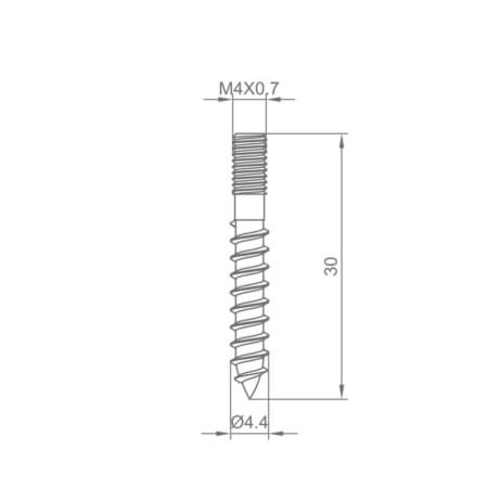Artiteq Staaldraadhaak Zelfklemmend 1,2 MM STD01NI Zilver