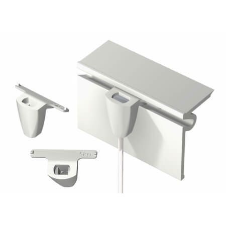 Artiteq Scheidingswandhaak Systemflex / Interselect Wit