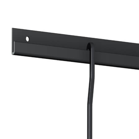 ARTITEQ STANG 4X4 MM ZWART 200 CM