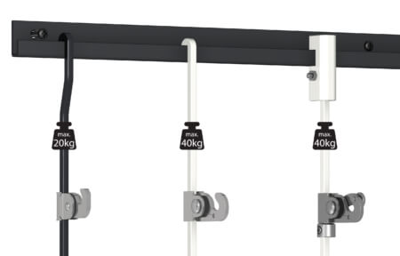 ARTITEQ STANG 4X4 MM ZWART 200 CM